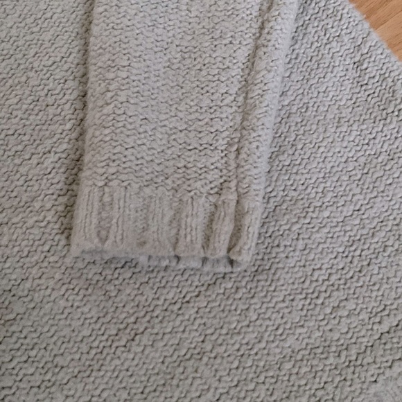 Moda International boatneck nubby
sweater Womens L beige wool blend Minimslist - Picture 8 of 12